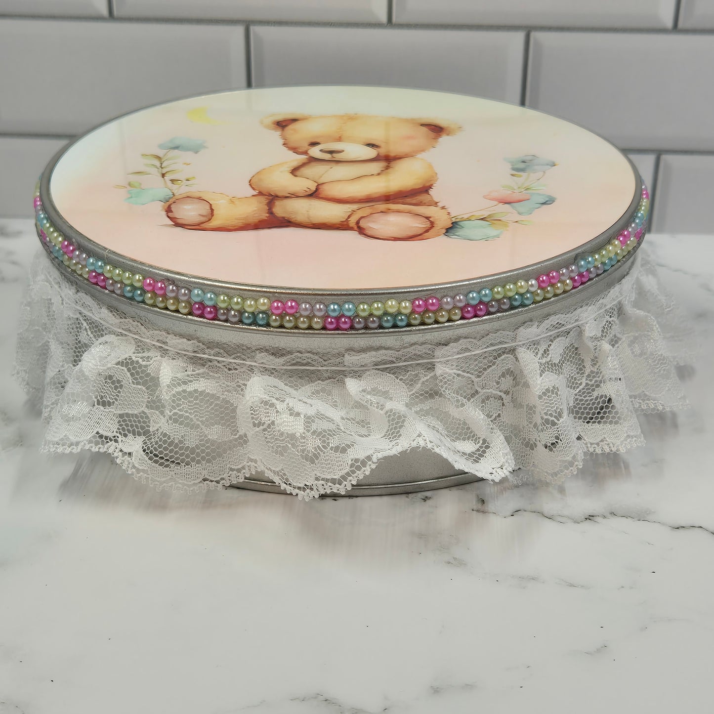 Teddy Beat Storage Tin
