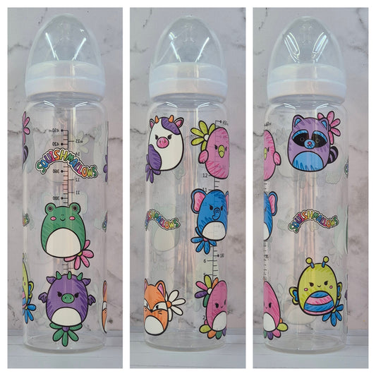 Stuffie Glass Bottle