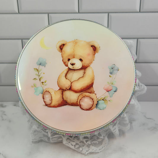 Teddy Beat Storage Tin
