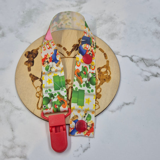 Red Smash Paci clip